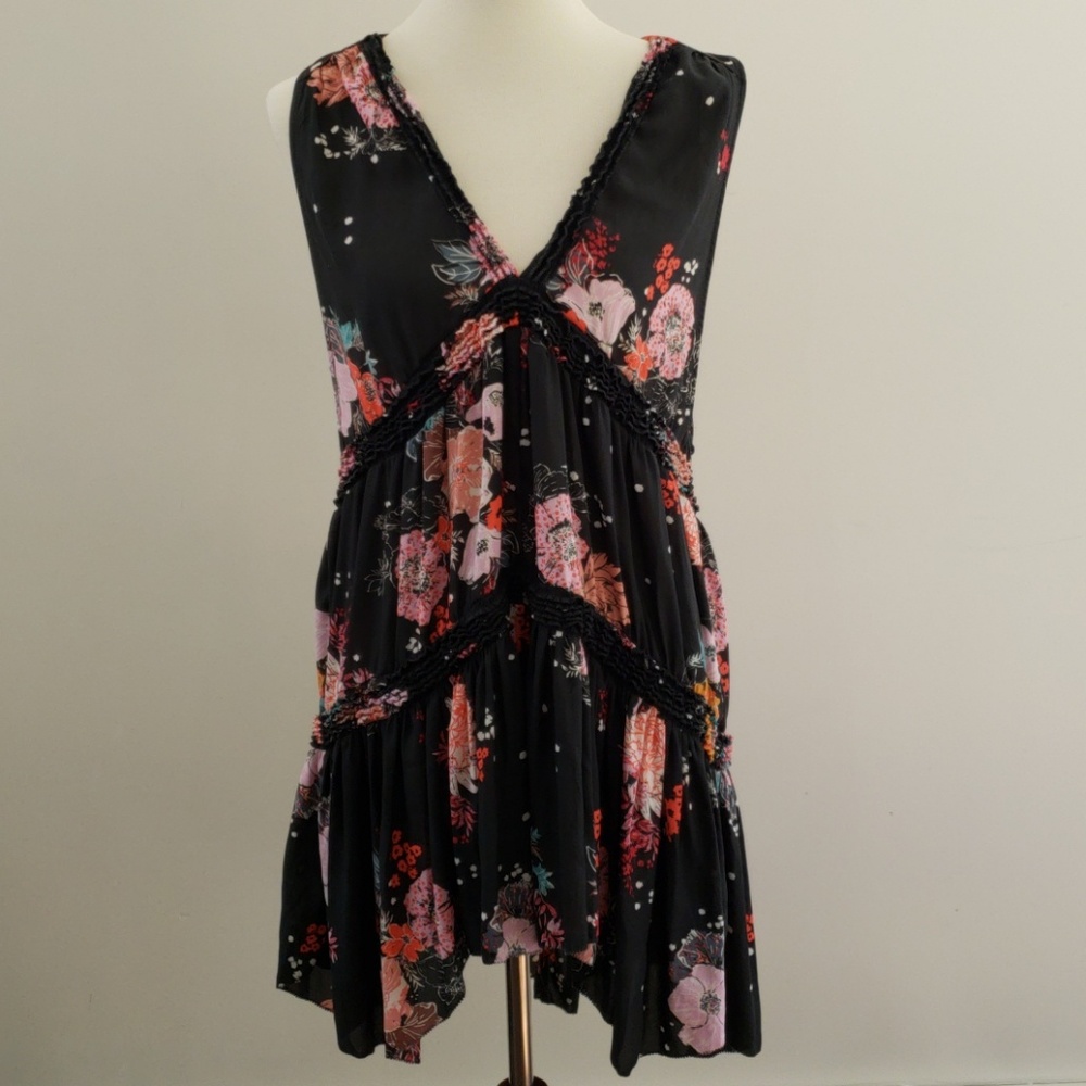 Free People Floral Tunic NWT